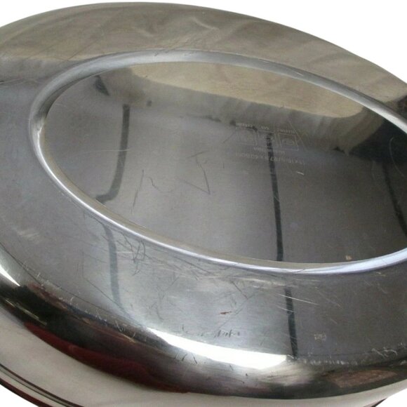 Tupperware Chef Series Oval 11.5X16.5 " Stainless Steel Roaster Pan - Picture 6 of 6